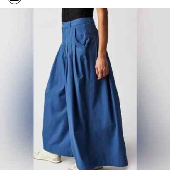 new FREE PEOPLE cassia pleated trouser pants 6 - Picture 3 of 4